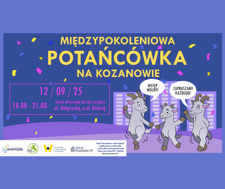 MIĘDZYPOKOLENIOWA POTAŃCÓWKA NA KOZANOWIE!